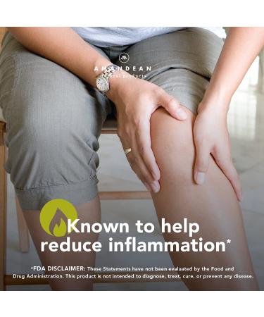 Amandean Boswellia Serrata Extract 500mg - 120 Veggie Capsules | Premium 65% Boswellic Acids with AKBA | Natural Ayurvedic Supplement for Inflammation & Joint Pain - Buy Online on GoSupps.com