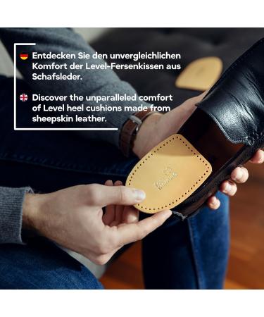 Level Heel Cushions for Shoes & Boots - Beige Leather & Foam Cushions for Realignment - Self-Adhesive Leg Adjustment Aid for Men & Women (Sizes 4-6 - Buy Online on GoSupps.com