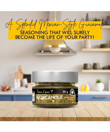 A Spice Affair Guacamole Dip Mix Passion d pices 30g (1.1 Oz) Jar - Buy Online on GoSupps.com