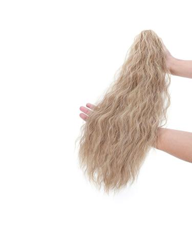 Claw Ponytail Hair Extension - Real Hair 60 cm Light Brown & Ash Brown Mix for Women - Buy Online on GoSupps.com