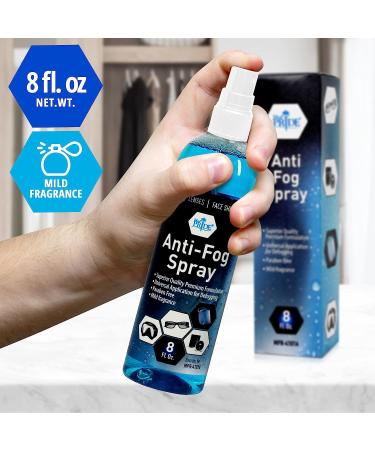 Medpride Premium Anti Fog Spray for Glasses - Long-Lasting Defogger for Safety Glasses, Goggles, Masks, Lenses, Face Shields & More - Paraben Free Antifog Spray - Buy Online on GoSupps.com
