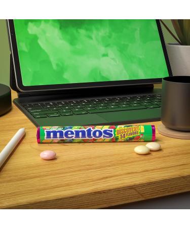 Mentos Rouleau de bonbons la menthe Chewy Discovery 14 saveurs de fruits assorties 14 pi ces par rouleau bo te de pr sentation de 15 pi ces - Buy Online on GoSupps.com