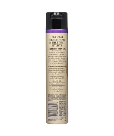 L'Oreal Paris Elnett Satin Precious Oils Hairspray 11 Ounce (1 Count) Argan Oil Unscented 11 Ounce (Pack of 1) - Buy Online on GoSupps.com