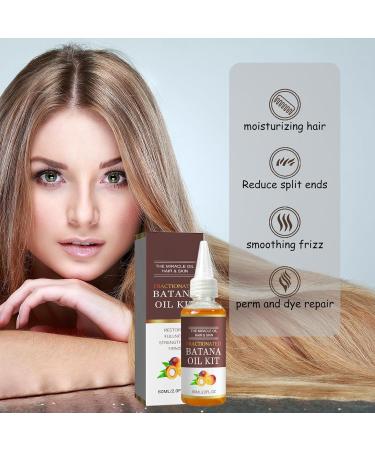 Batana Oil for Hair Growth Derma Roller and Hair Growth Serum Kit 100% Natural Batana Oil for Hair Care Enhances Hair & Skin Radiance Hair Growth Oil for Stronger Thicker - Buy Online on GoSupps.com