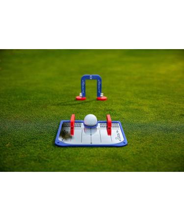 PuttOut Putting Mirror Trainer & Alignment Gate Blue - Improve Your Putting Skills - Buy Online on GoSupps.com