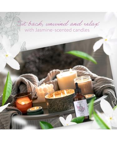 HBNO California Bottled Jasmine Fragrance Oil 4 fl oz (120 ml) - Premium (Fragrance) for Aromatherapy - Jasmine Fragrance Oil for Diffuser and Candle Making Jasmine 4 Fl Oz (Pack of 1) - Buy Online on GoSupps.com