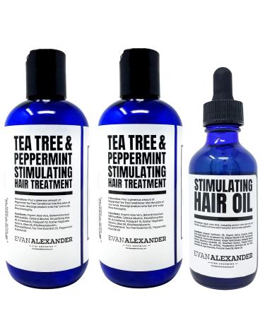 Evan Alexander Grooming MY Hair Repair System for Men - Shampoo Conditioner & Growth Oil - Nourish Scalp & Boost Hair Growth - Buy Online on GoSupps.com