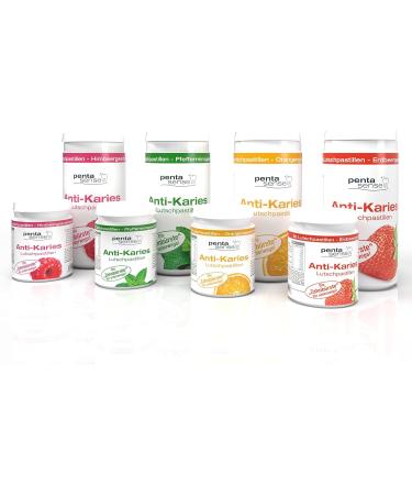 Penta-Sense Xyliti Anti-Caries Raspberry Lollipops - 2x150 Pieces | Protect Enamel & Combat Plaque - Buy Online on GoSupps.com