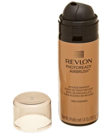 REVLON Photoready Airbrush Mousse Makeup  Caramel  1.4 Ounce