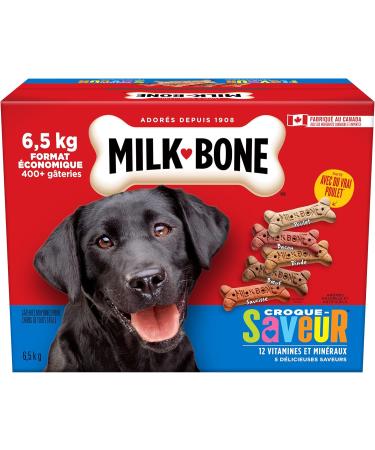 Milk-Bone Flavour Snacks Dog Biscuits + Milk-Bone Brushing Chews Dental Treats for Large Dogs Medium dog 6.5Kg+Chews Dental Treats - Buy Online on GoSupps.com