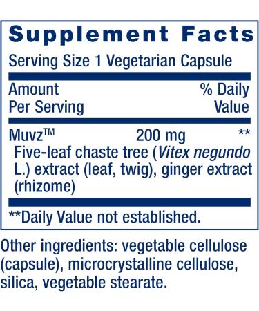 Life Extension Lower Back Relief Chinese Chaste Tree Ginger Extract for Lower Back discomfort and Occasional Stiffness Non-GMO Gluten Free Vegetarian 60 Capsules - Buy Online on GoSupps.com