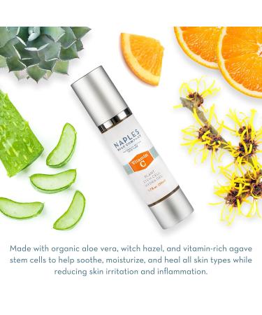 Naples Soap Vitamin C Hydra Gel - Brightening & Hydrating Lightweight Face Moisturizer | Vegan Gluten-Free Paraben-Free 1.7 oz - Buy Online on GoSupps.com