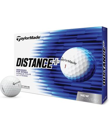 TaylorMade Distance Plus Golf Balls - One Dozen - Buy Online on GoSupps.com