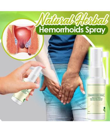Hemorrhoids Treatment Spray for Fast Relief - 30ml | Natural Hemorrhoid Relief for Anal Itching, Bleeding, and Discomfort - Buy Online on GoSupps.com