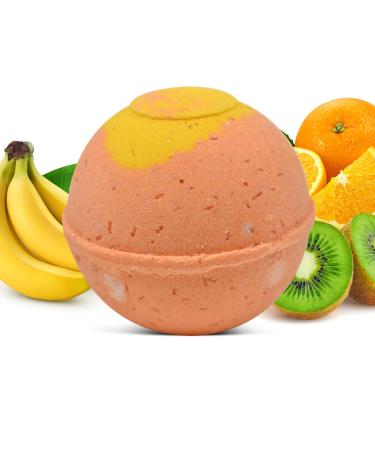 1 Organic Bath Bomb with Natural Oils  Epsom Salt  Kaolin Clay  Apricot Kernel Oil  Olive Oil for Moisturizing  Relaxation (Monkey Farts)