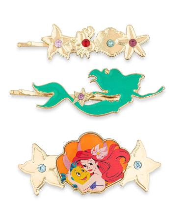 GOODY Disney Princess Ariel Bobby Pin & Barrette Set - Slideproof Rhinestone Hair Accessories for All - Men, Women, Boys & Girls - Buy Online on GoSupps.com