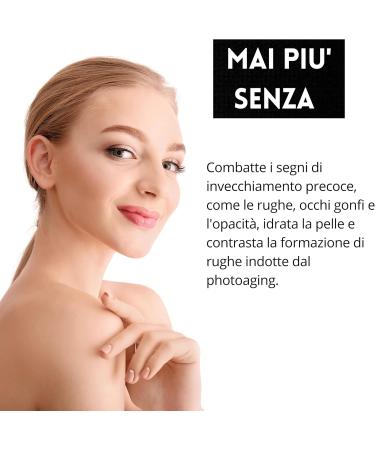 BIO ROUTINE Eye cream antiwrinkle eye cream for women and men moisturizing pure hyaluronic acid and snail mucus vitamin C B A and organic produced in Italy 30 ml - Buy Online on GoSupps.com