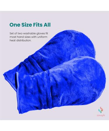 Microwavable Mittens and Heated Gloves for Arthritis Hands  Hand Warmers for Arthritis Using Moist Heat Therapy  Pain Relief for Raynaud's  Stiff Fingers & Carpal Tunnel (Blue Sapphire) - Buy Online on GoSupps.com