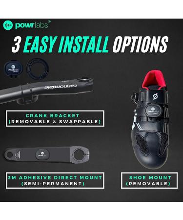 POWR LABS Bike Cadence Speed Sensor - Bluetooth & ANT+ Compatible with Garmin, Wahoo, Zwift, KICKR - Ideal for Spin Bikes - Buy Online on GoSupps.com