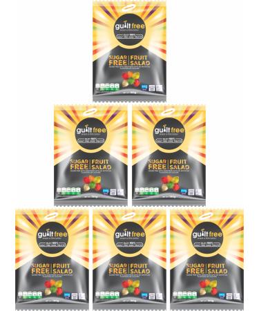 Sugar Free Fruit Salad Gummy Sweets Gummies Gums | for Diabetic Gift Hamper Basket Available - Perfect for Gifting | 100g (Pack of 6)