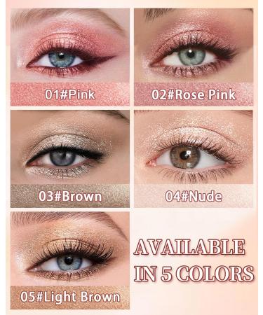  Lestpola Orange-Brown Glitter Eyeshadow Unique Diamond Shimmer Eyeshadow Palette Creamy Texture Long Lasting High Shine Waterproof Multi-purpose for Face and Eye - Buy Online on GoSupps.com