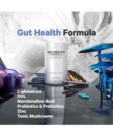CodeAge Digestion Gut Health Formula - 180 Capsules for Optimal Digestive Wellness - Buy Online on GoSupps.com