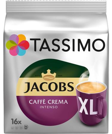 Tassimo Jacobs Caffe Crema Intenso XL Coffee 16 Count - Rich and Bold Flavor - Buy Online on GoSupps.com
