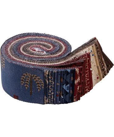 Karen Walker Huckleberry Saltbox Rolie Polie 40 2.5-inch Strips Jelly Roll Riley Blake RP-14350-40 - Buy Online on GoSupps.com