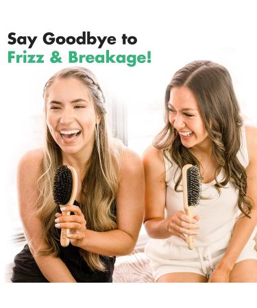 Beauty by Earth Boar Hair Brush for Fine & Thick Hair - Men's & Women's Boar Bristle Brush - 100% Boar Brush (Pack of 1) - Buy Online on GoSupps.com