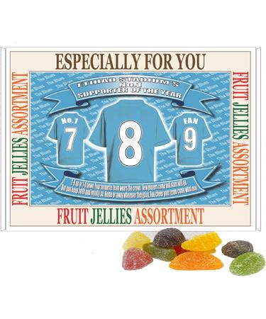Manchester Blues Football Shirt Gift Boxed 200g Sweets Variety - Buy Online on GoSupps.com