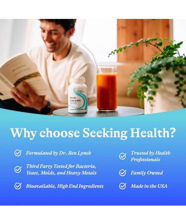 Seeking Health Stress Nutrients Formerly Adrenal Nutrients Adrenal Support Supplement Healthy Cortisol Regulation and Normal Stress Response Support (90 Capsules)* - Buy Online on GoSupps.com