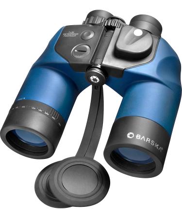 Barska Deep Sea 7x50 Waterproof Marine Binoculars with Internal Rangefinder & Compass Regular - Buy Online on GoSupps.com
