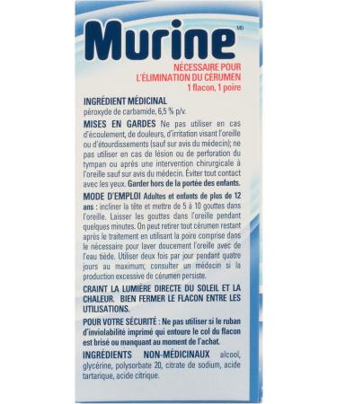 Murine Ear Wax Removal System 15 ml (Pack of 1) - Buy Online on GoSupps.com