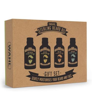 Wahl Beard Oil Gift Set - Nourishing Beard Softener and Moisturizer for Men - Hydrates, Conditions, and Soothes Itchy Facial Hair - Buy Online on GoSupps.com