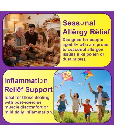 ELLAMENIZ Quercetin Gummies 1000mg for Kids & Adults with Bromelain and Turmeric Black Pepper Extract Vitamin C Zinc & D3 Seasonal & Immune Health Antioxidant Support Family Friendly 2 Pack - Buy Online on GoSupps.com