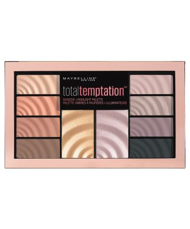 Maybelline Total Temptation Eyeshadow + Highlight Palette 0.42 oz (12 g)