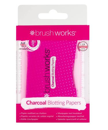 Brushworks Charcoal Blotting Papers - 100 Sheets Charcoal 100 Count (Pack of 1)