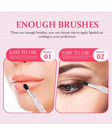 6pcs Silicone Lip Mask Brush Set - Perfect Lipstick & Balm Applicator Tool for Flawless Makeup - Black - Buy Online on GoSupps.com