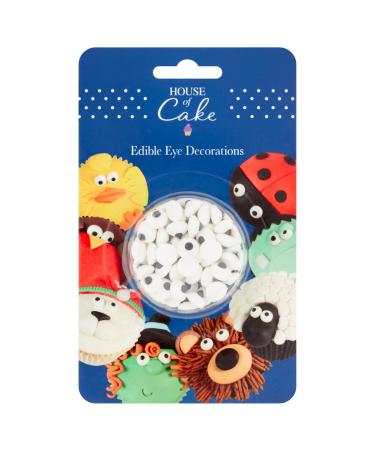 House of Cake Edible Eye Decorations 25g | Eyeball Sugar Decorations | No artificial colours or flavours | easy way to bring your cupcakes