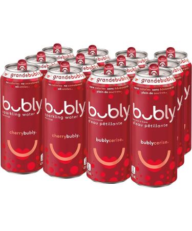 bubly Sparkling Water cherrybubly 473 mL Cans 12 Pack - Buy Online on GoSupps.com