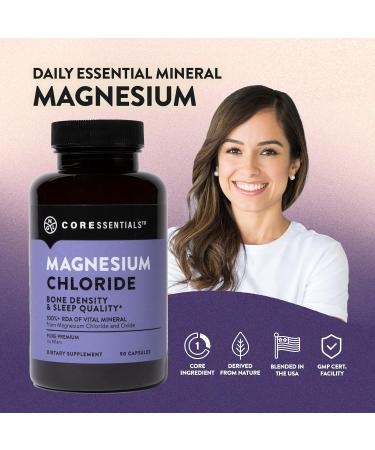 NGL Magnesium Chloride 432 mg - 90 Count - Digestive & Bone Health, Relaxation, Hydration - Buy Online on GoSupps.com