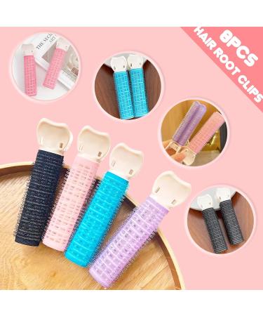 8Pack Volumizing Hair Clips for Instant Volume - Root Clips for Curly Hair - Velcro Hair Clips for Women - Buy Online on GoSupps.com