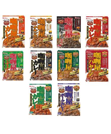 Japanese instant Curry Sauce 10 types Assortment (JAPANESE CANDY SAMURAI)
