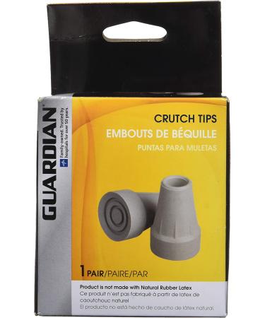 Medline Guardian Super Crutch Tip - Gray - 7/8 Inch - Buy Online on GoSupps.com
