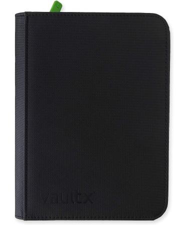 Vault X Premium Exo-Tec Zip Binder - 4 Pocket TCG Album - 160 Side Loading Pockets (Black) - Buy Online on GoSupps.com