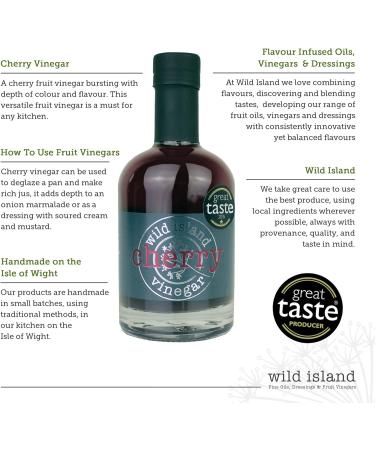 Wild Island Cherry Vinegar 250ml - Premium Quality Cherry Vinegar - Buy Online on GoSupps.com