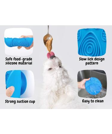 PUP PARENTS Dog Snuffle Mat and Lick Mat Combo - Interactive Slow Feeding and Stress-Reducing Toys for Dogs - Buy Online on GoSupps.com