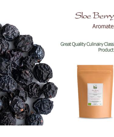 Blackthorn Dried Berries Organic Quality - Sloe Berries - Sherrys Berries 200g - Buy Online on GoSupps.com