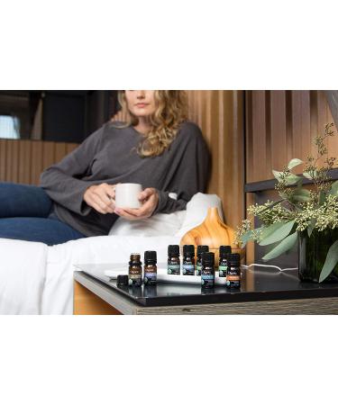 Cliganic Organic Essential Oils Set (Top 5) - 100% Pure Natural Aromatherapy for Candle Making - Peppermint, Lavender, Eucalyptus, Lemongrass & Orange - Buy Online on GoSupps.com