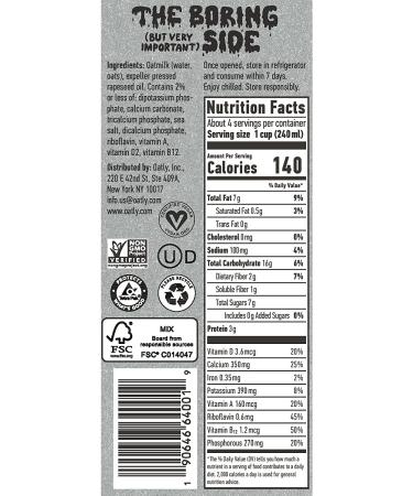 Oatly Oat Milk Barista Edition - Non-Dairy, Gluten Free, 32 oz - 2 Pack - Buy Online on GoSupps.com